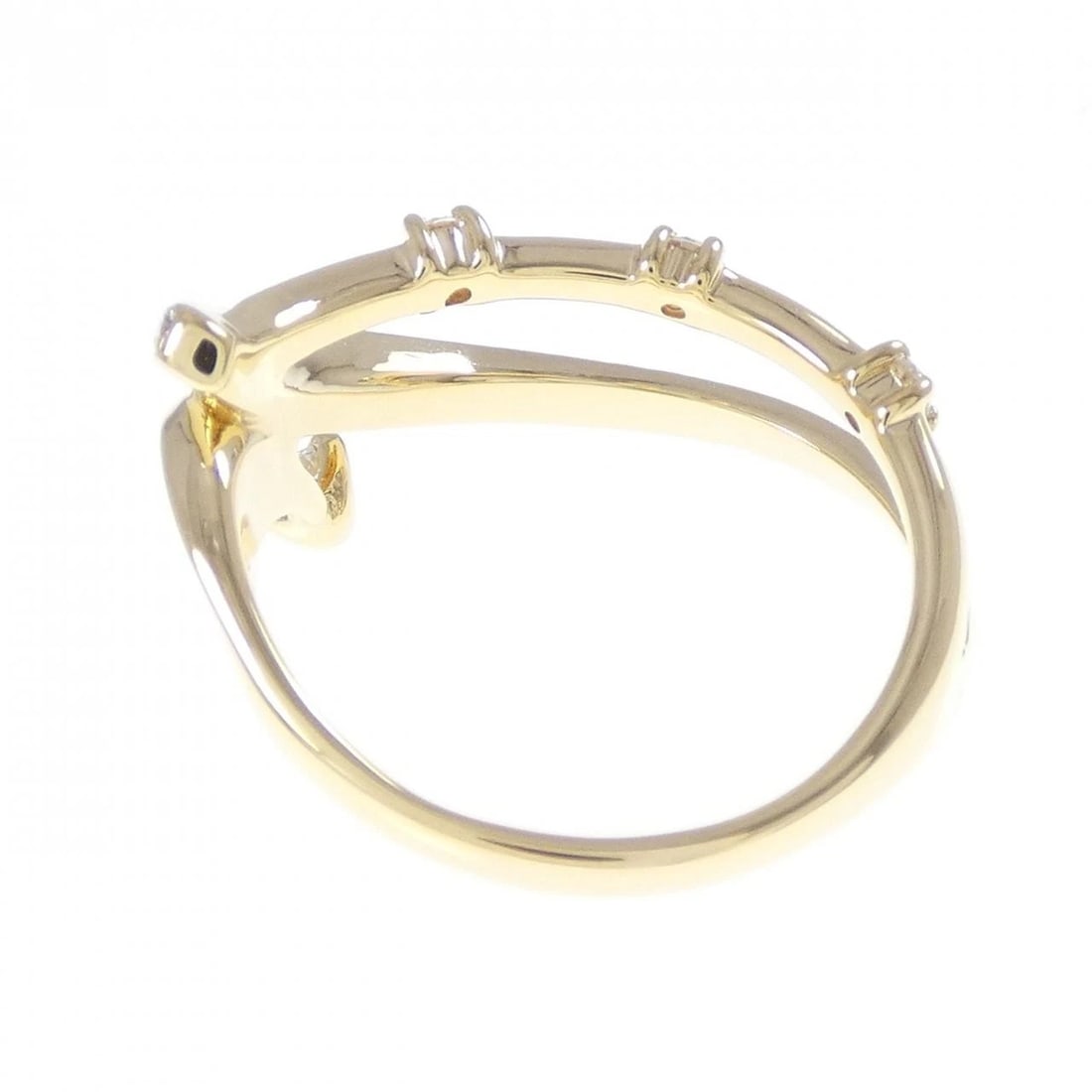 K18YG DIAMOND RING - 3