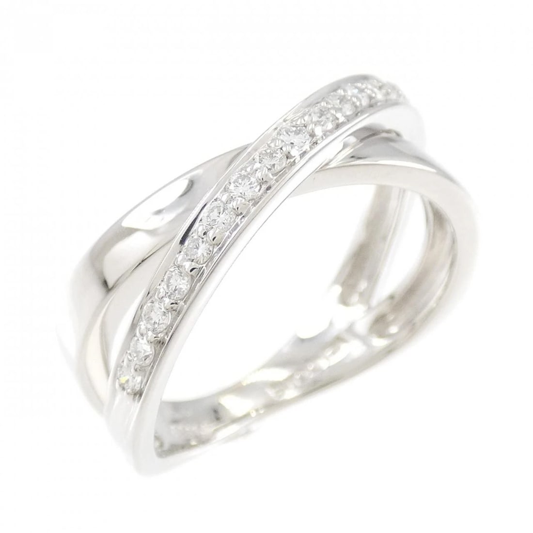 VENDOME DIAMOND RING: VENDOME Diamond Ring Brand: VENDOME Type: Ring Material: Platinum 900, Color: White Size: 6 (US size) Accessories: None Accessories Notice: When purchasing pre-owned goods, please refer to