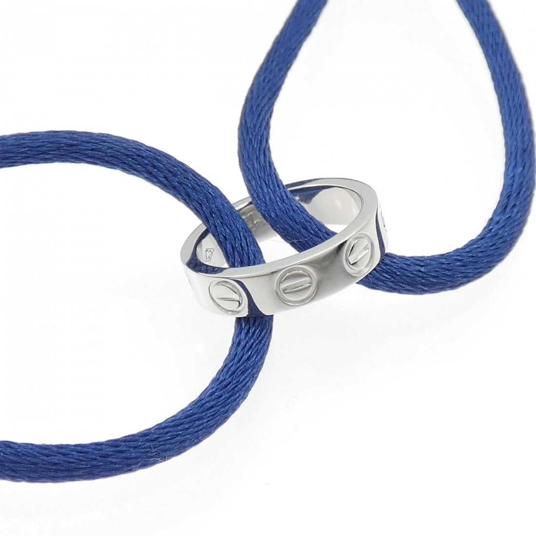 CARTIER LOVE BRACELET: Cartier Love Bracelet Brand: Cartier Type: Bracelet Material: 750 White Gold, Color: White Size: ActualSize Max W: 3.2mm Accessories: None Accessories Notice: When purchasing pre-owned goods,