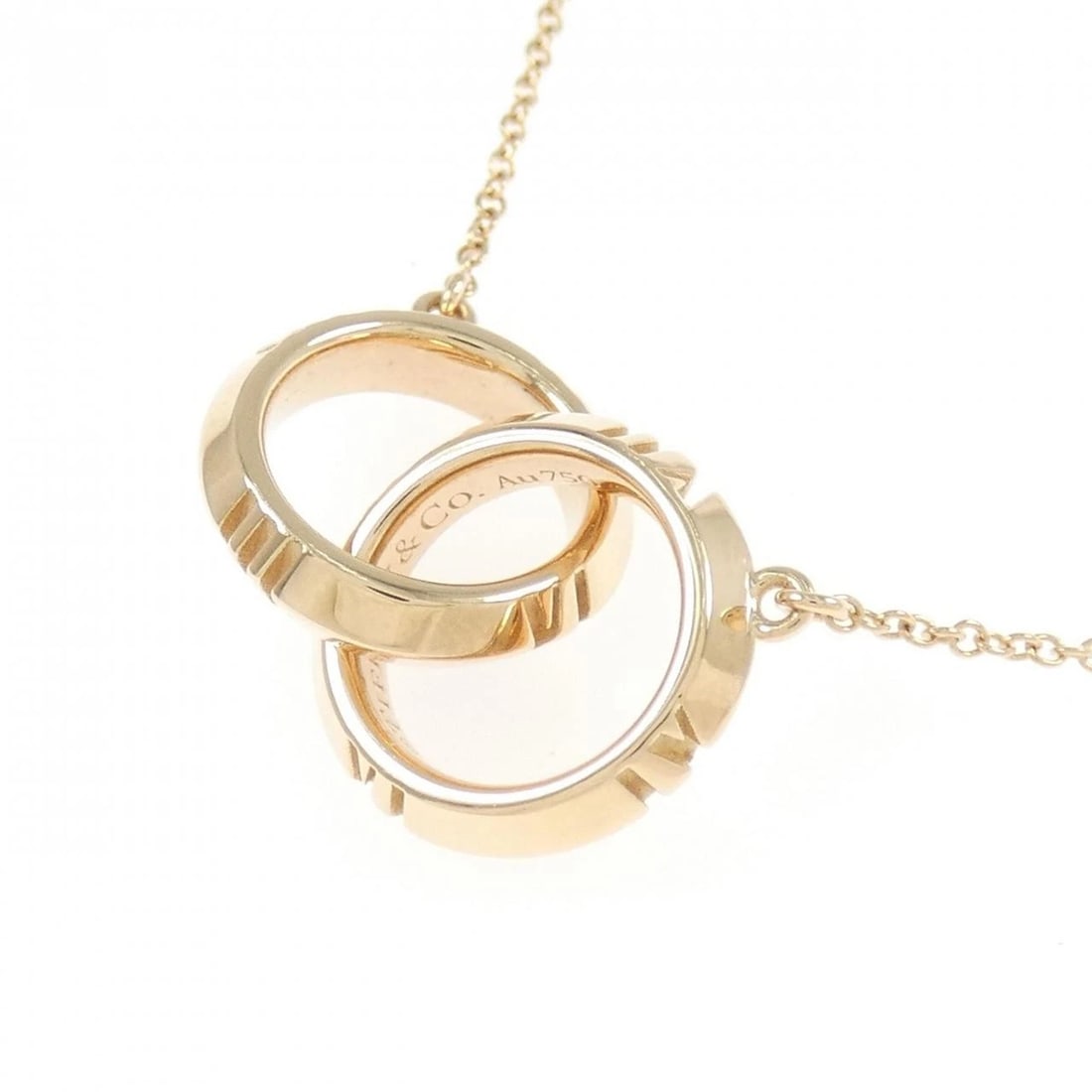TIFFANY X CLOSED INTERLOCKING NECKLACE - 3