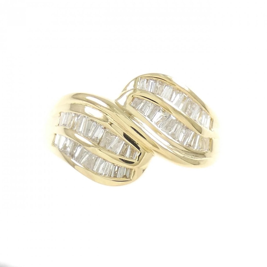 K18YG DIAMOND RING - 2