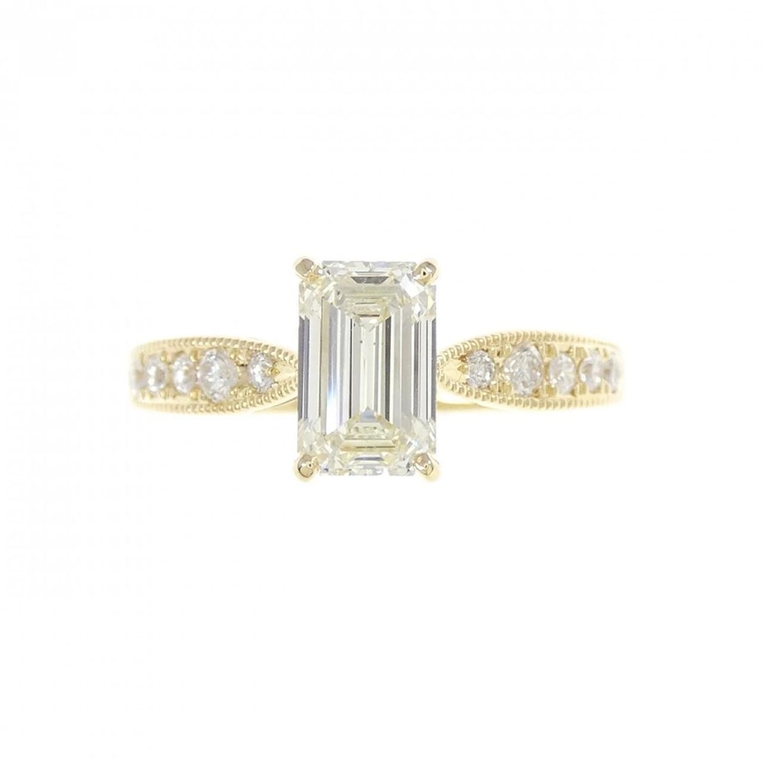 K18YG DIAMOND RING - 2