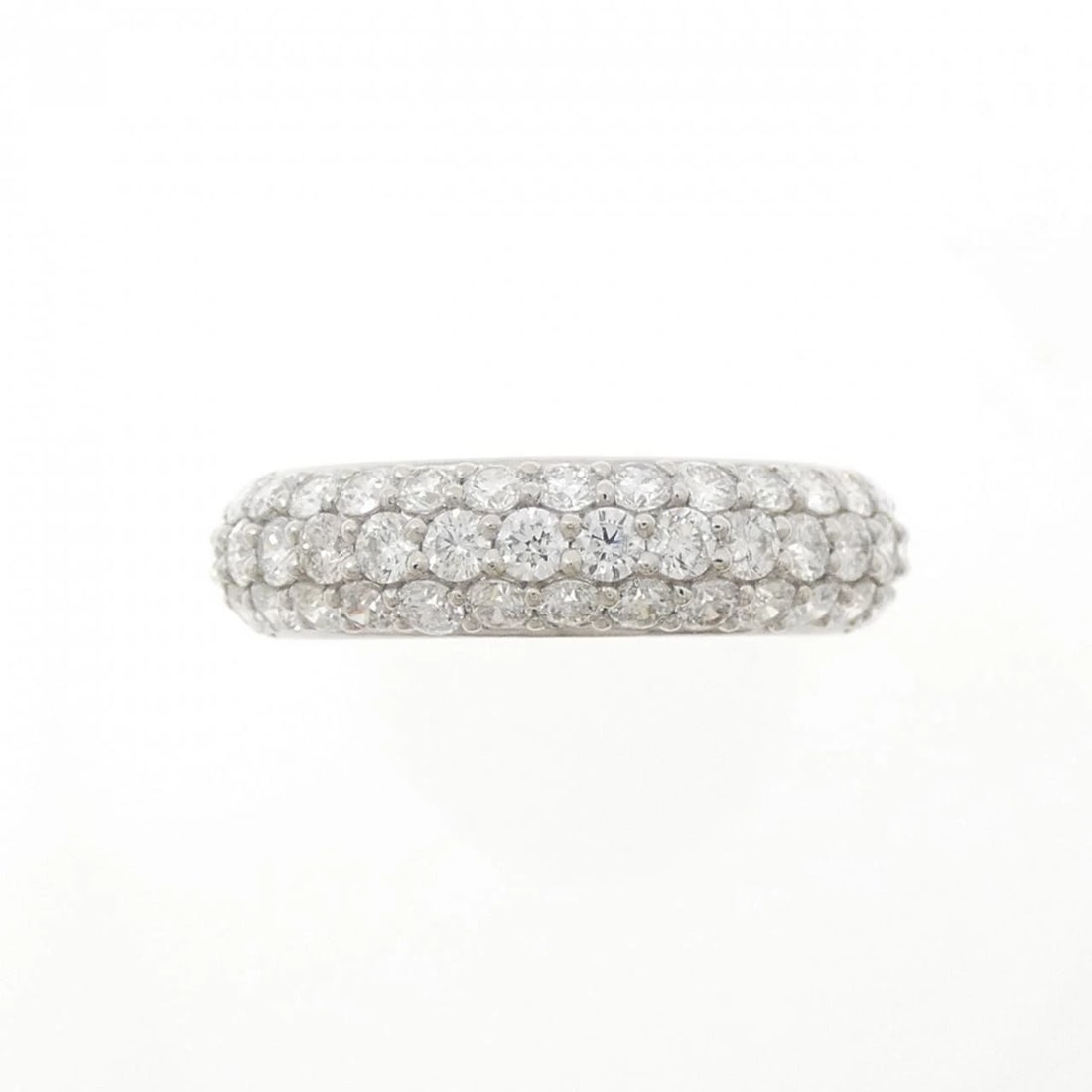 PT900 PAVE DIAMOND RING - 2