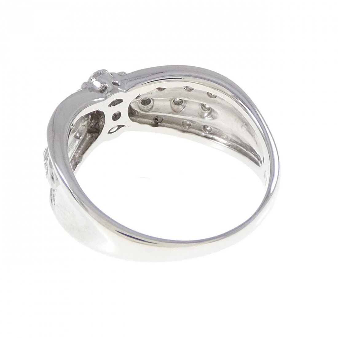 PT900 FLOWER DIAMOND RING - 3