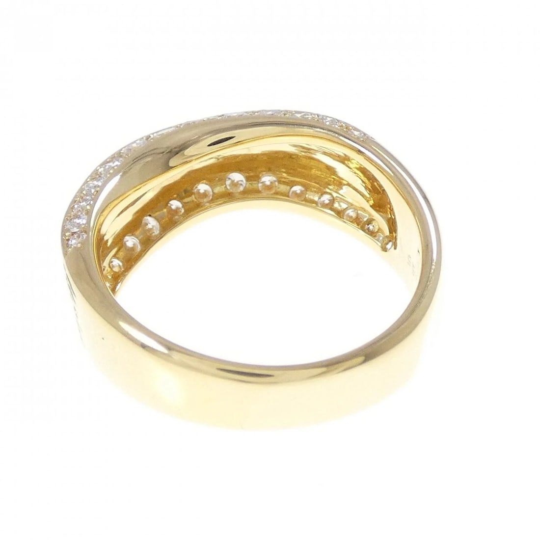 K18YG DIAMOND RING - 3