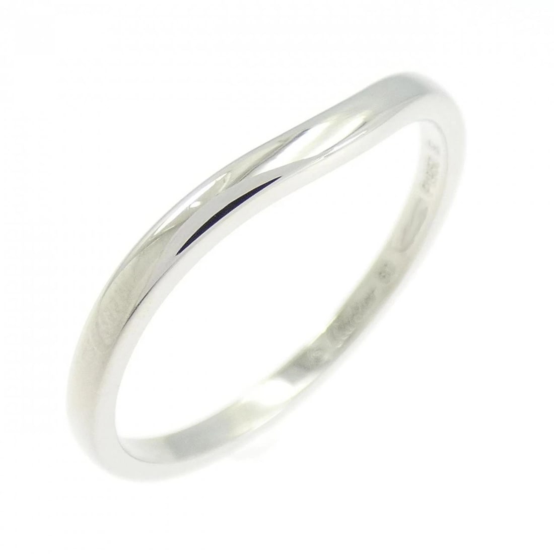 CARTIER BALLERINA RING: Cartier ballerina Ring Brand: Cartier Type: Ring Material: Platinum 950, Color: Platinum Size: 9.5-10 US Accessories: None Accessories Notice: When purchasing pre-owned goods, please refer to