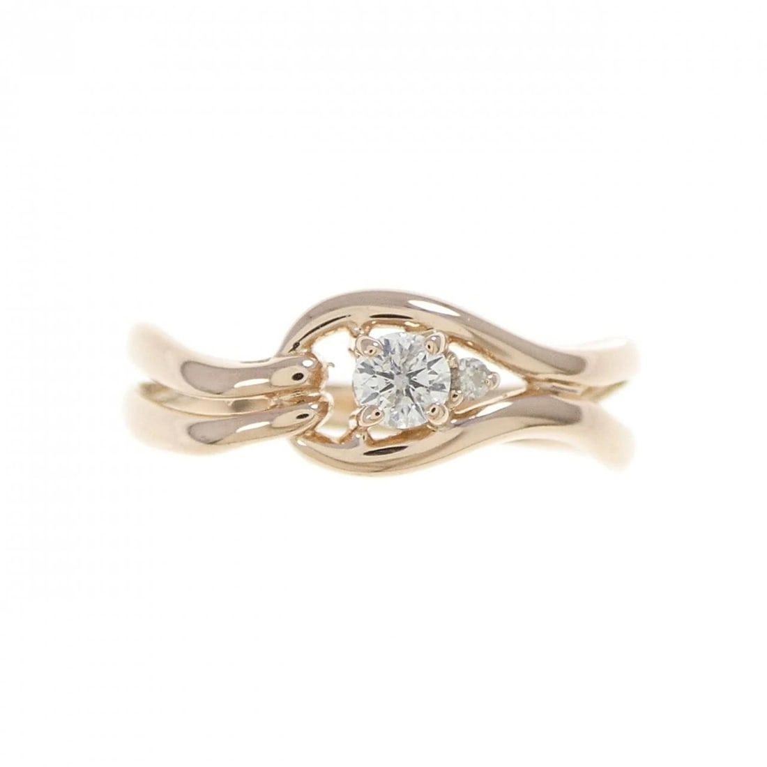 K18PG DIAMOND RING - 2