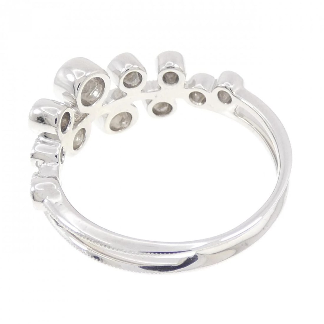 K18WG DIAMOND RING - 3