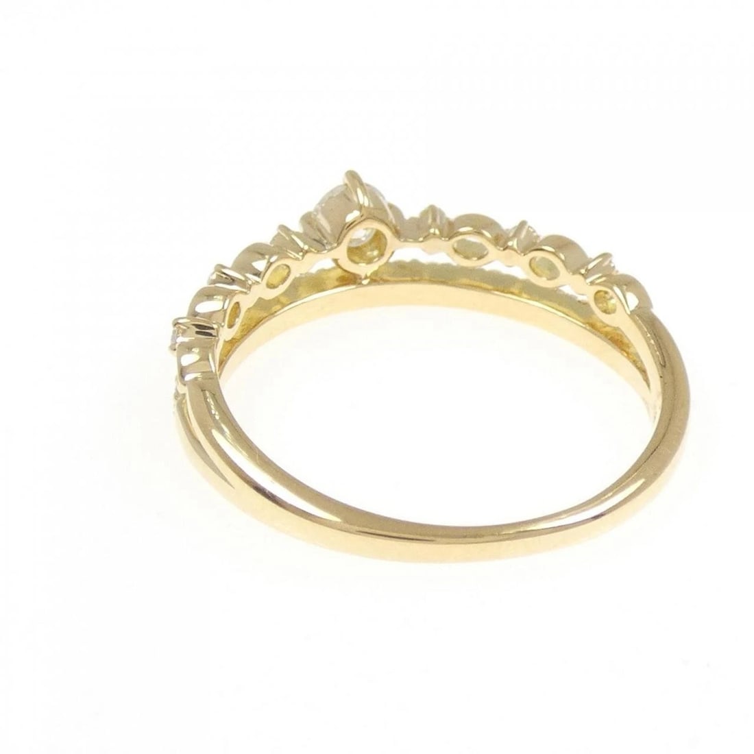 K18YG DIAMOND RING - 3