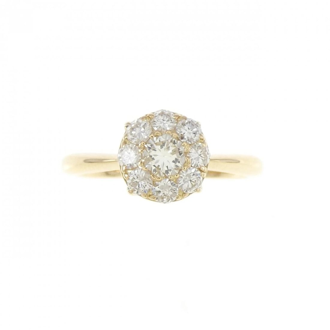 K18YG DIAMOND RING - 2