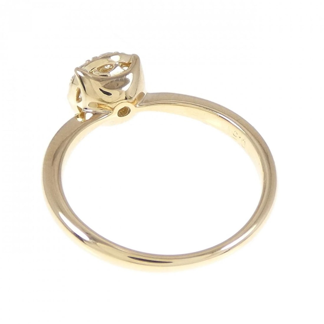 K18YG DIAMOND RING - 3