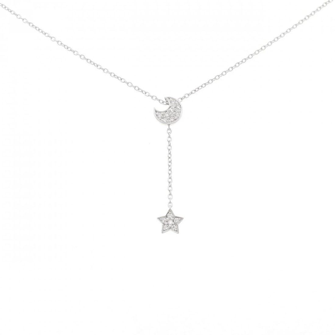 PONTE VECCHIO CHRISTMAS COLLECTION NECKLACE: Ponte Vecchio Christmas Collection Necklace Brand: Ponte Vecchio Type: Necklace Material: K18 White Gold, Main Stone/Creation Natural Color: White Gold Size: ActualSize Pendant top H x W: