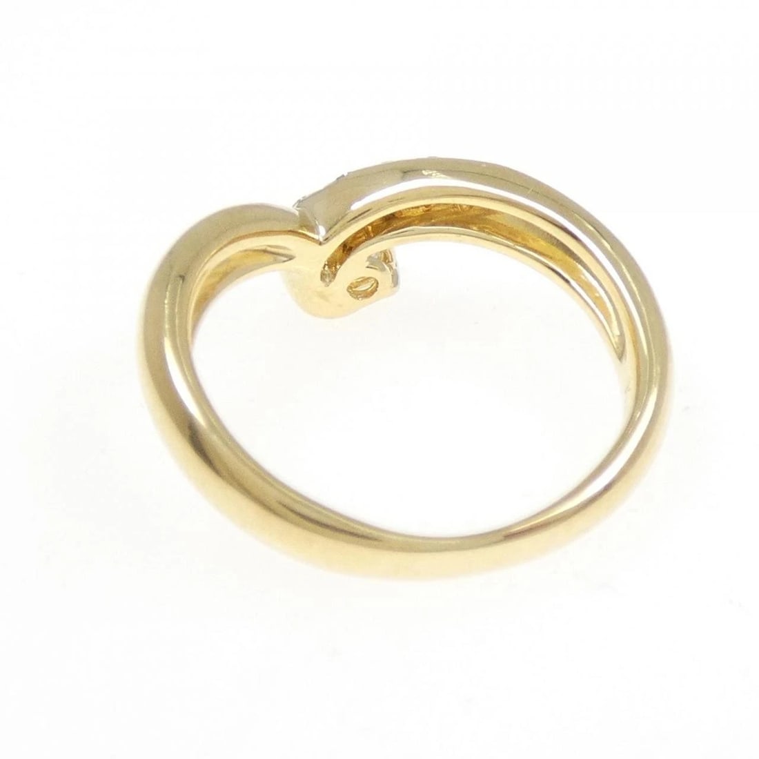 K18YG DIAMOND RING - 3