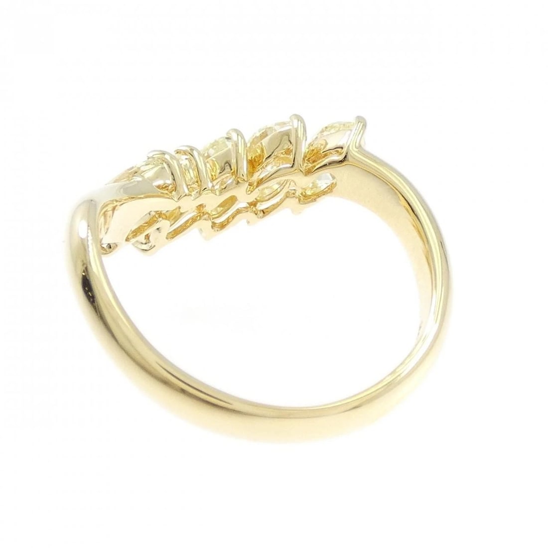 K18YG DIAMOND RING - 3