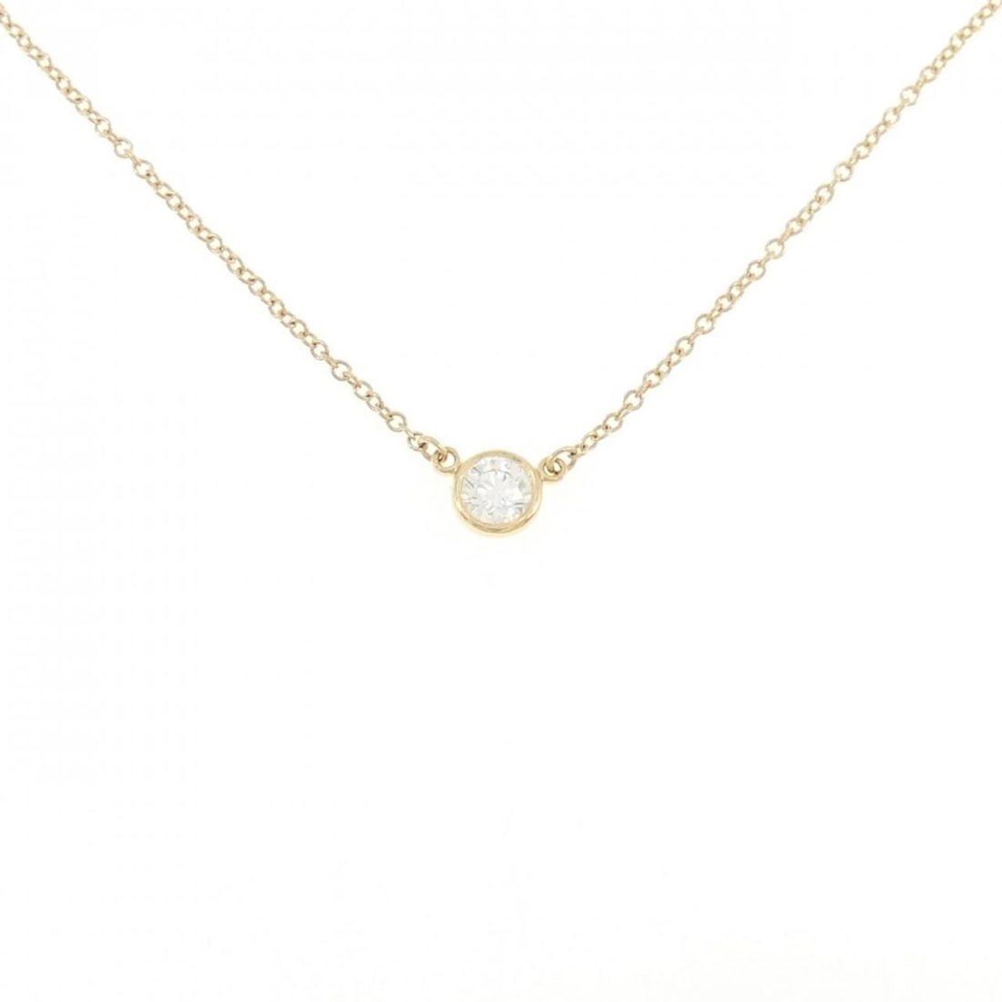 TIFFANY & CO. BY THE YARD NECKLACE: Tiffany & Co. By the Yard Necklace Brand: Tiffany Type: Necklace Material: 750 Yellow Gold, Main Stone/Creation Natural Color: yellow gold Size: 40cmActualSize Diameter: 4.8mm Chain Max. W: