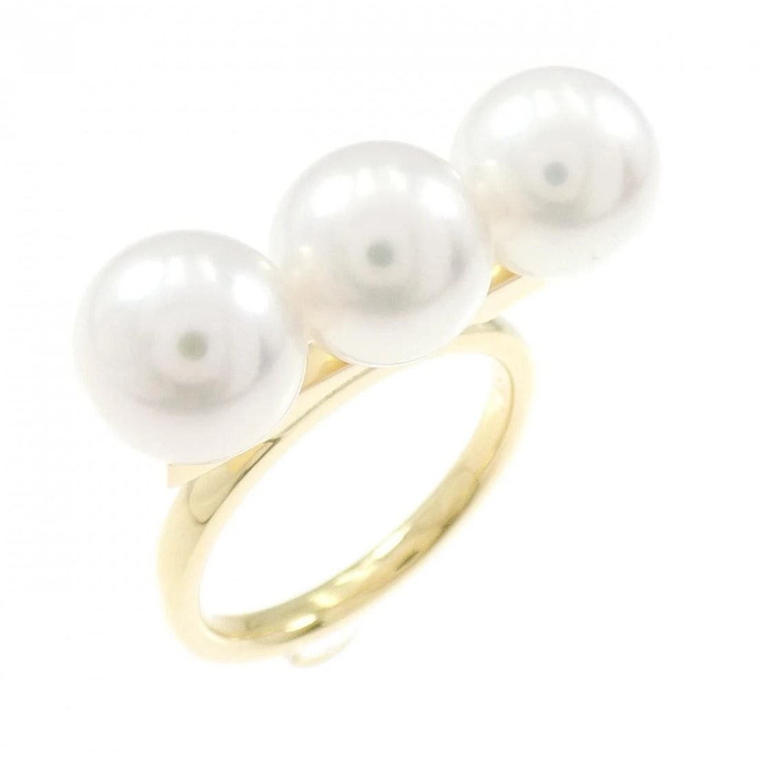 TASAKI BALANCE NEO RING: Tasaki Balance Neo Ring Brand: TASAKI Type: Ring Material: 18K, Main Stone/Creation Akoya Pearl Color: Gold Size: US 6 Accessories: None Accessories Notice: When purchasing pre-owned goods,