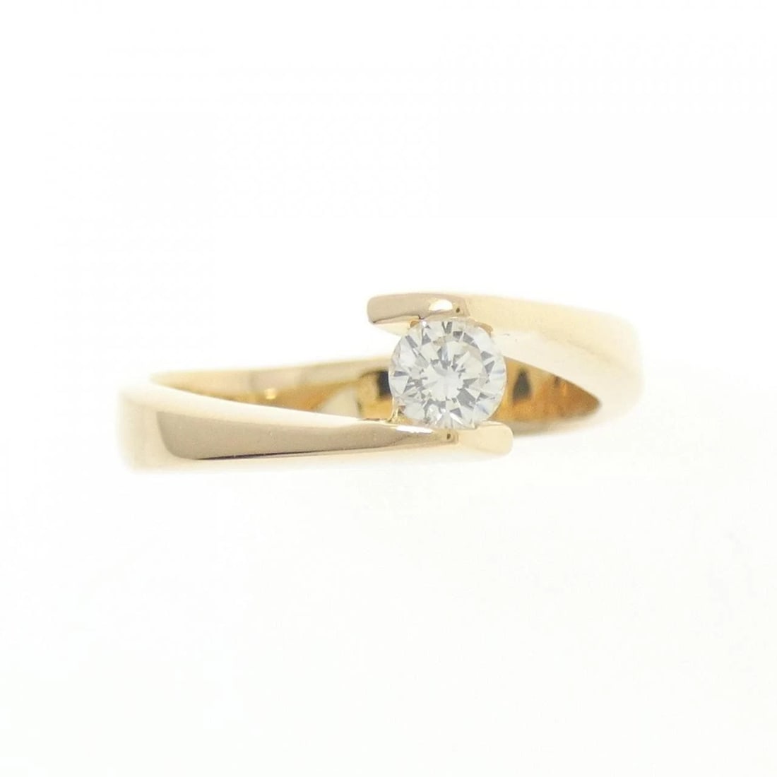 K18YG DIAMOND RING - 2