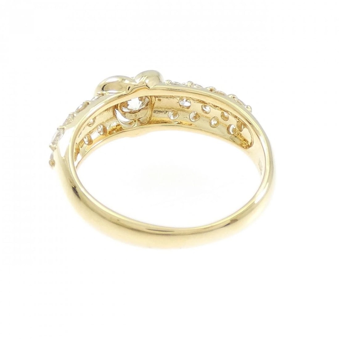 K18YG DIAMOND RING - 3