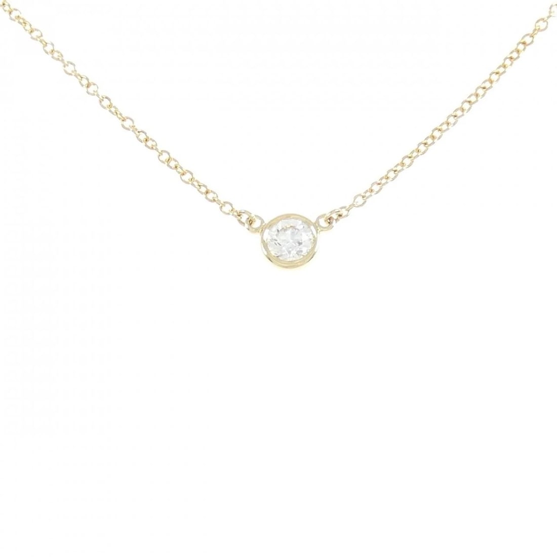 TIFFANY & CO. BY THE YARD NECKLACE: Tiffany & Co. By the Yard Necklace Brand: Tiffany Type: Necklace Material: 750 Yellow Gold, Main Stone/Creation Natural Color: yellow gold Size: 41cmActualSize Diameter: 4.9mm Chain Max. W: