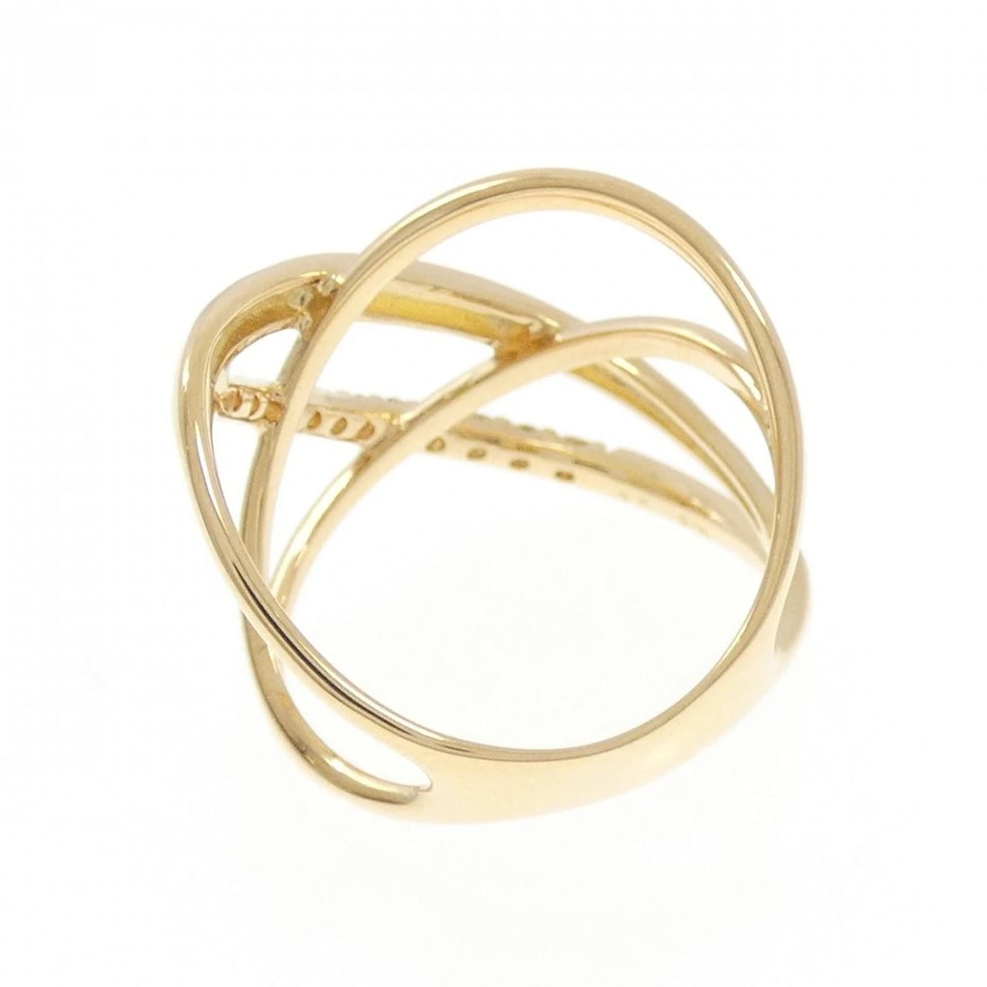 K18YG DIAMOND RING - 3