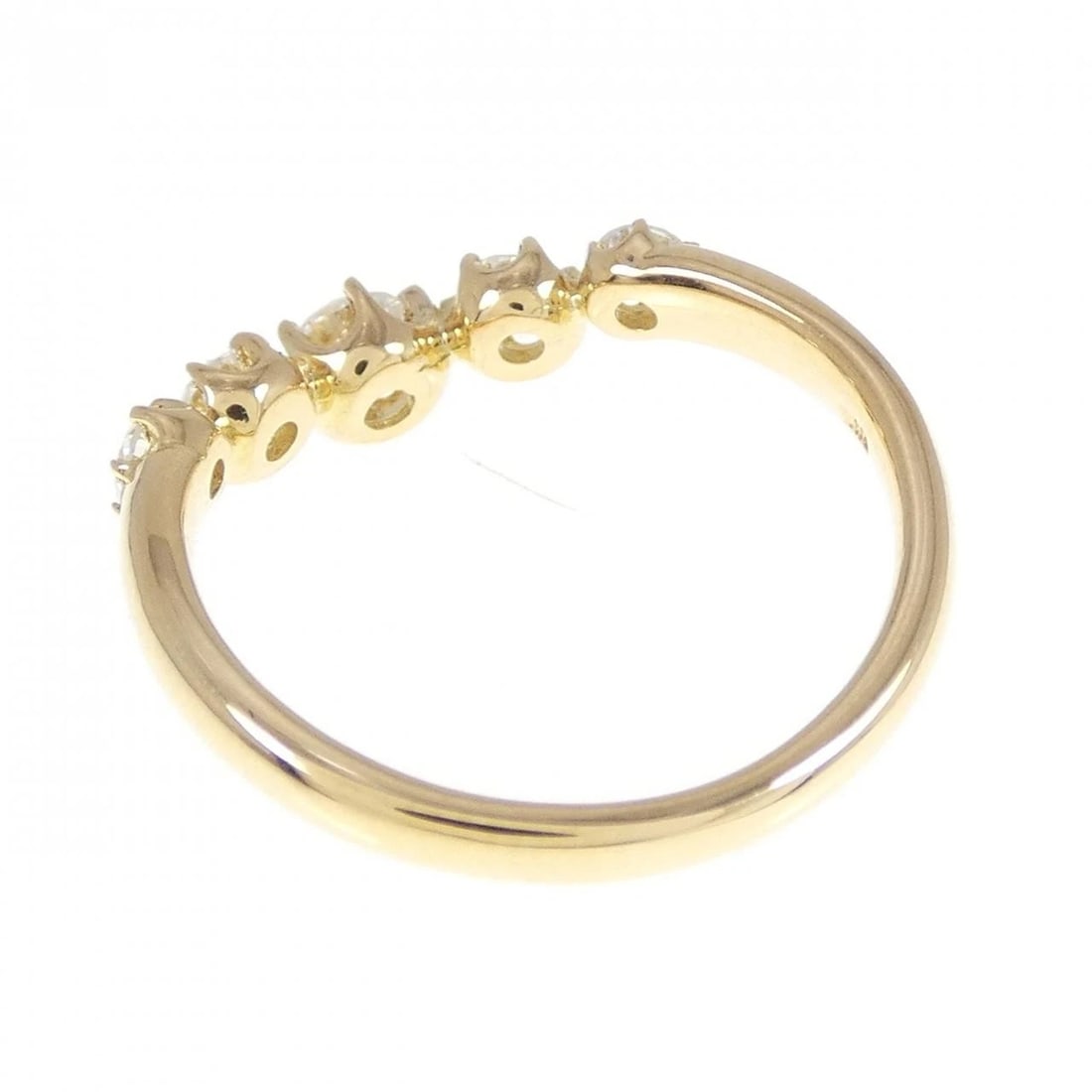 K18YG DIAMOND RING - 3