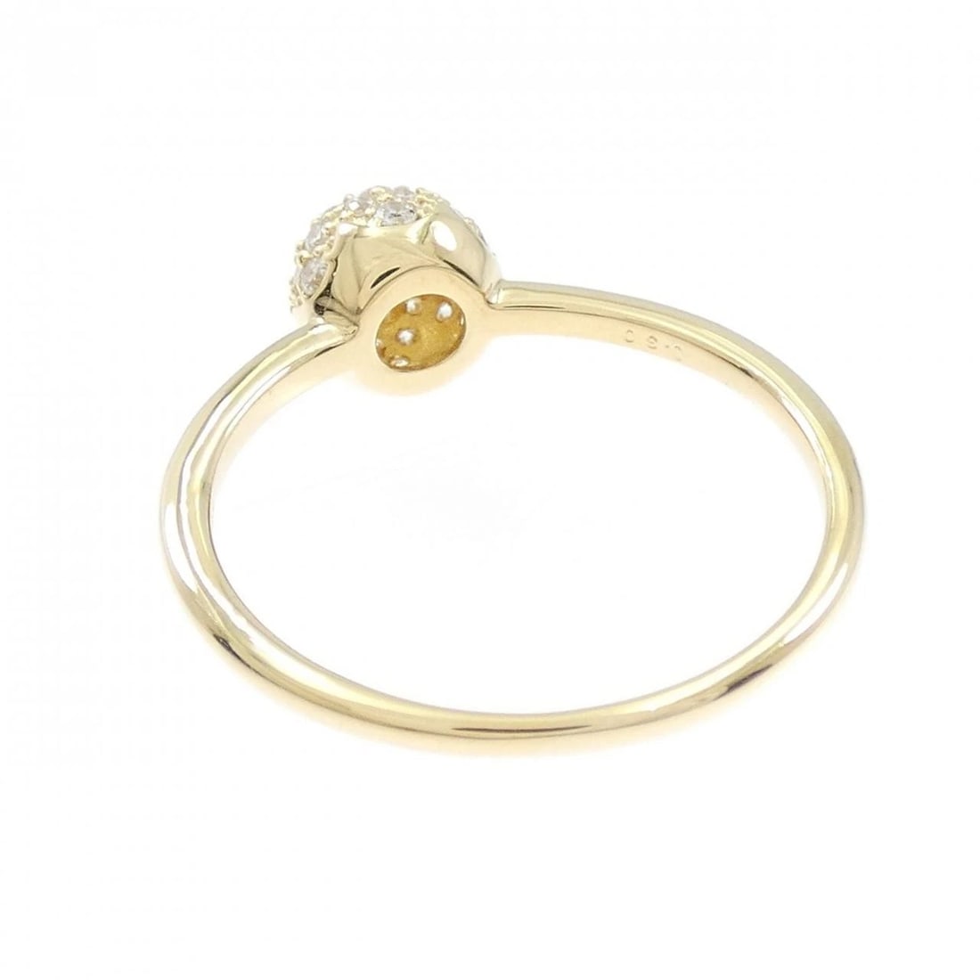 K18YG DIAMOND RING - 3