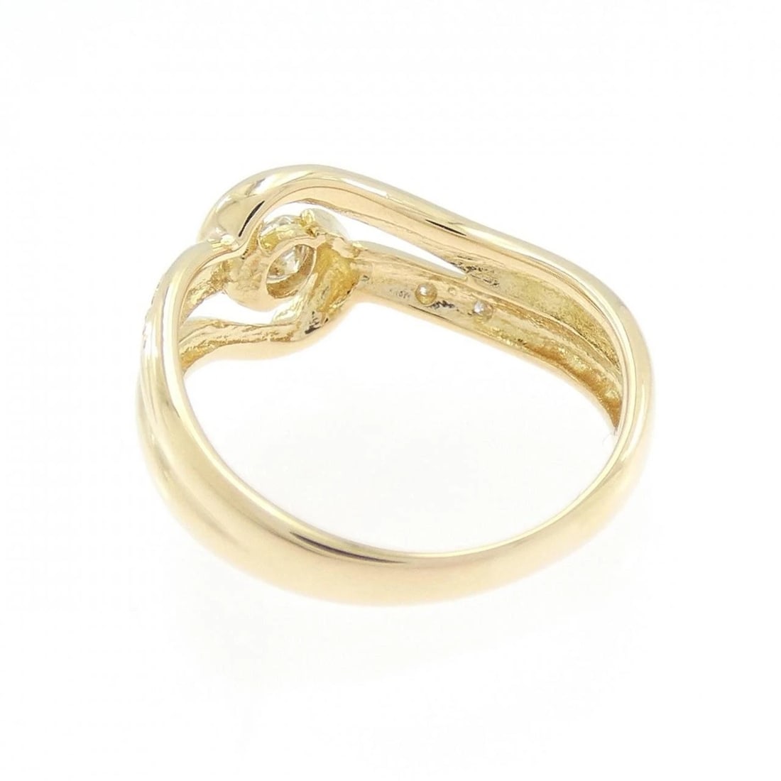 K18YG DIAMOND RING - 3