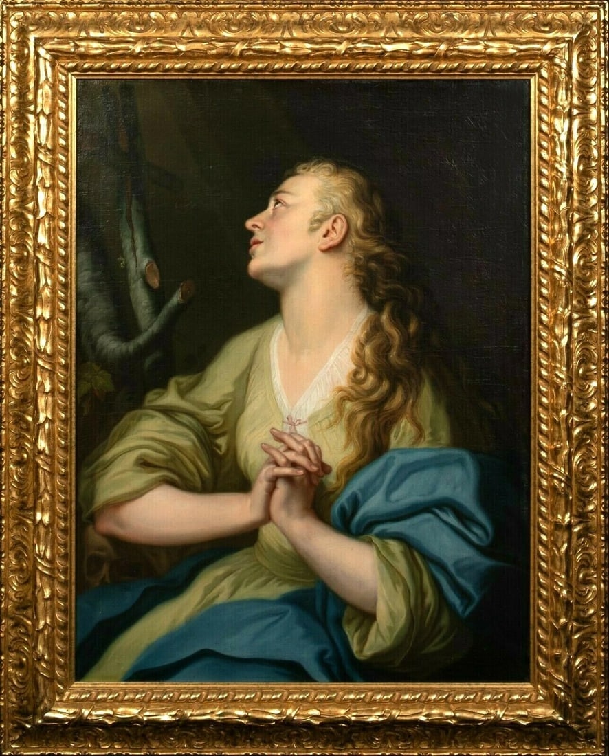 DEPICTION OF THE PENITENT MAGDALENE OIL PAINTING (1 of 10)
