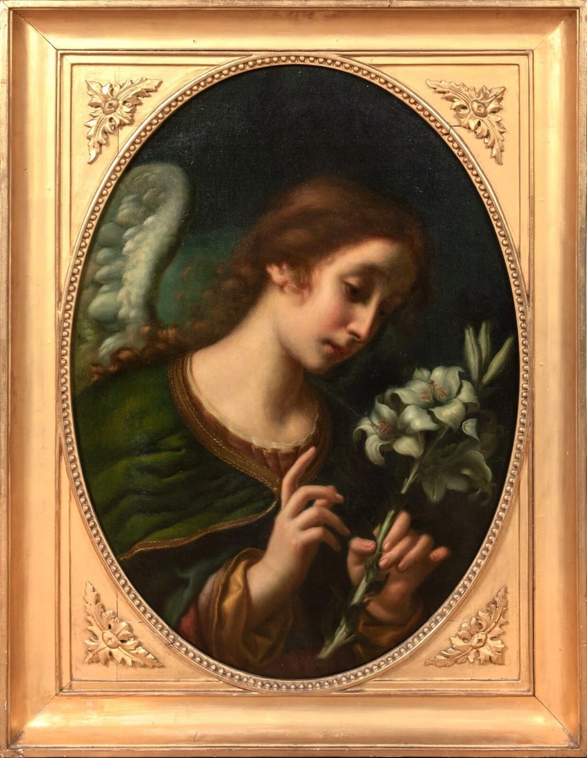 THE ANGEL OF THE ANNUNCIATION OIL PAINTING (1 of 10)
