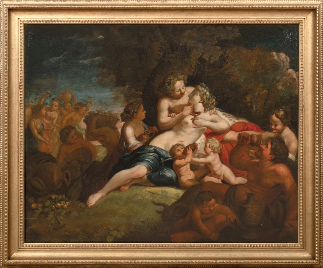 ARIADNE & BACCHUS OIL PAINTING (1 of 10)