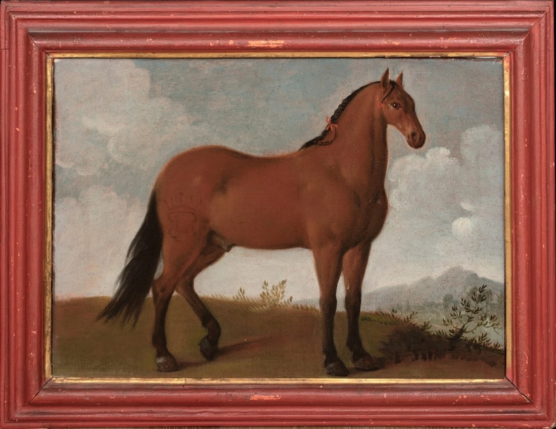 PORTRAIT OF A HORSE OIL PAINTING (1 of 10)