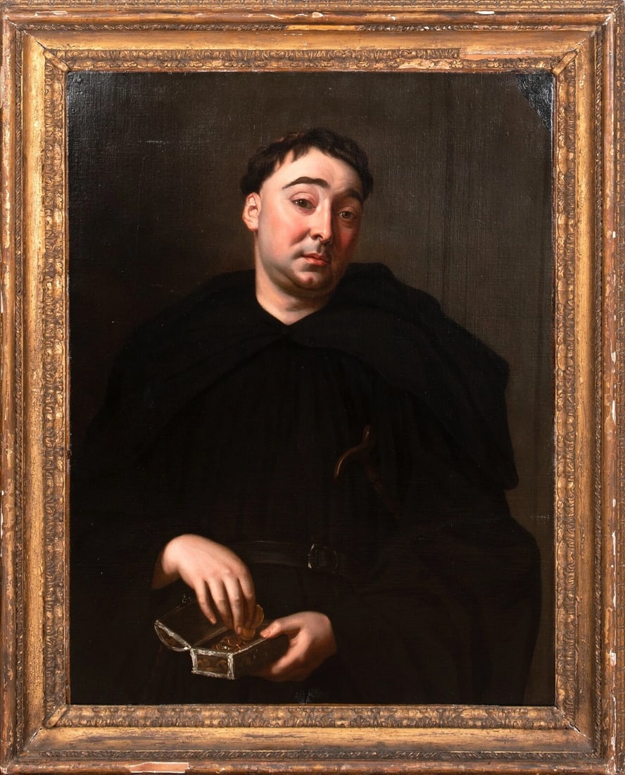 PORTRAIT OF ACTOR ANTHONY LEIGH OIL PAINTING (1 of 10)