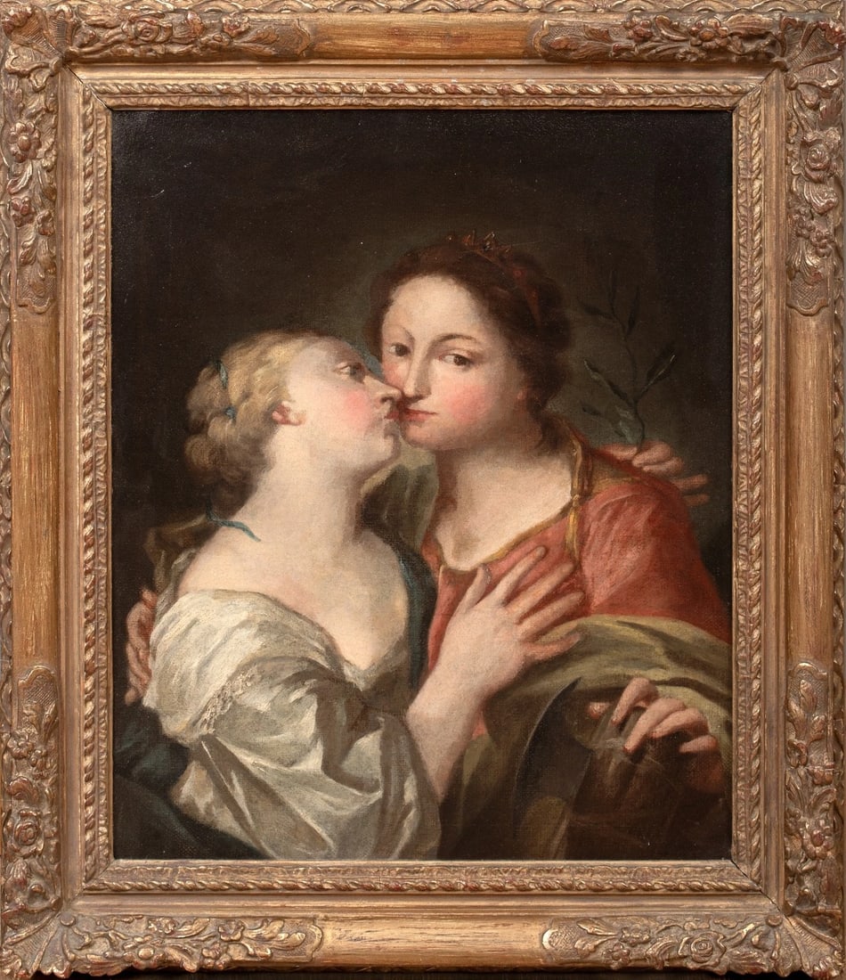 SAPPHO AND ALCAEUS OF LESBOS OIL PAINTING (1 of 10)