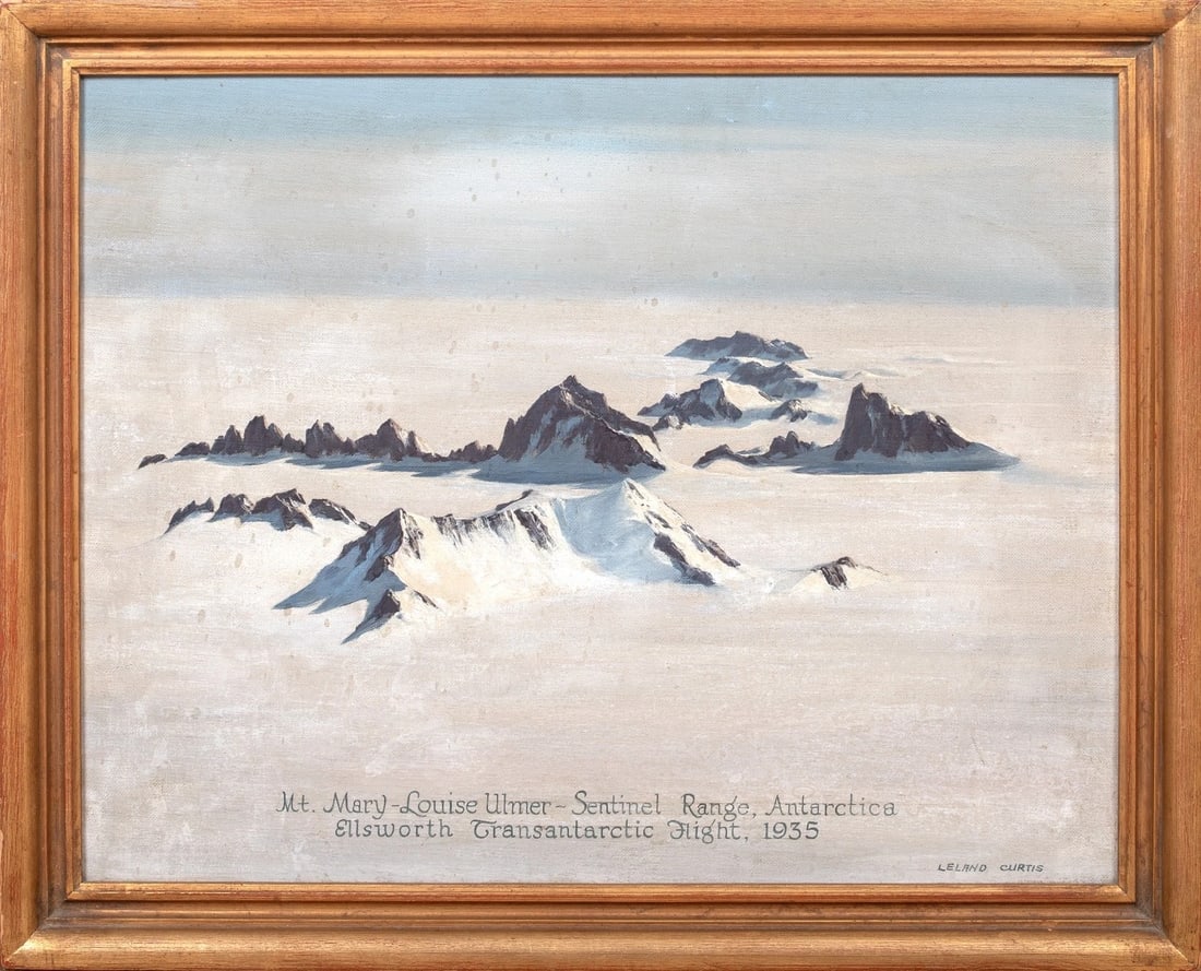 MOUNT ULMER, ANTARCTICA OIL PAINTING (1 of 10)