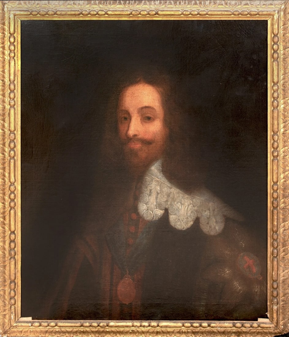PORTRAIT OF CHARLES I OF ENGLAND OIL PAINTING (1 of 10)