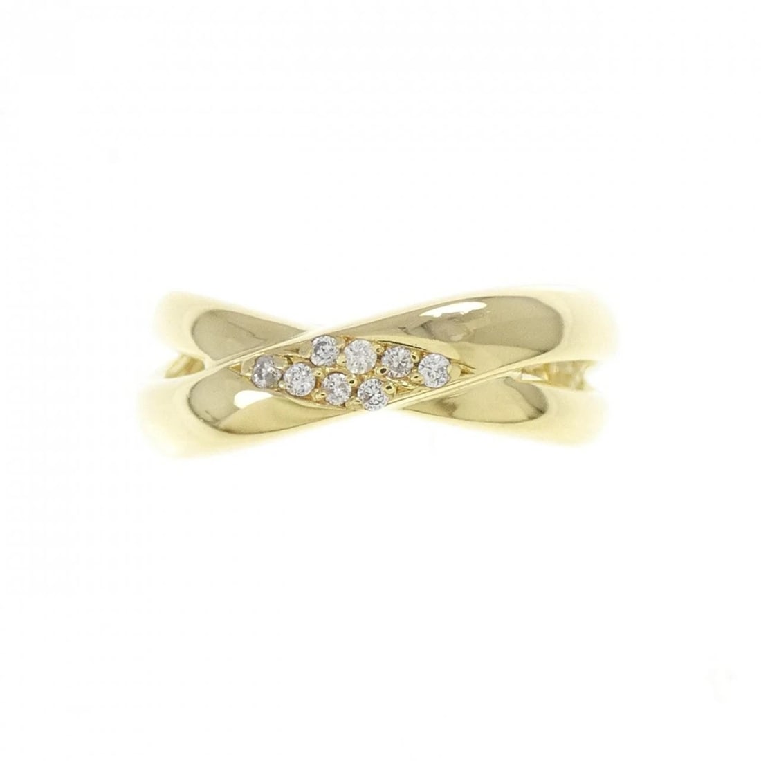 K18YG DIAMOND RING: K18YG Diamond Ring Brand: Unbranded Type: Ring Material: K18 Yellow Gold, Main Stone/Creation Natural Color: yellow gold Size: 6-6.5US Accessories: None Accessories Notice: When purchasing