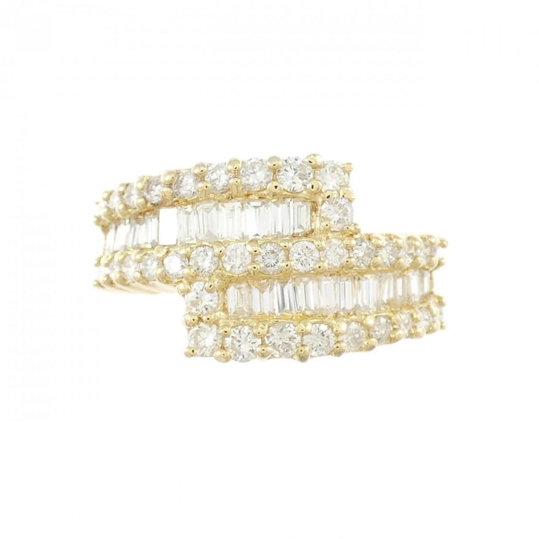 K18YG DIAMOND RING - 2