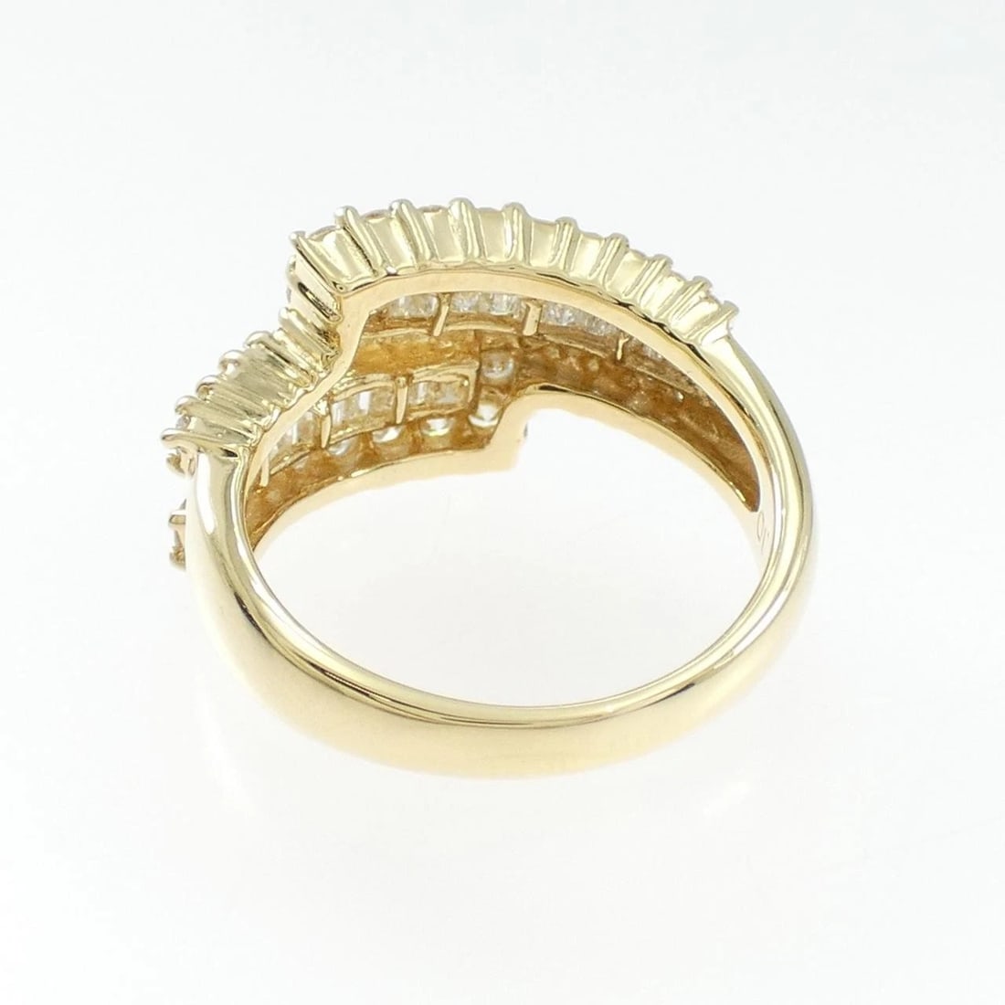 K18YG DIAMOND RING - 3