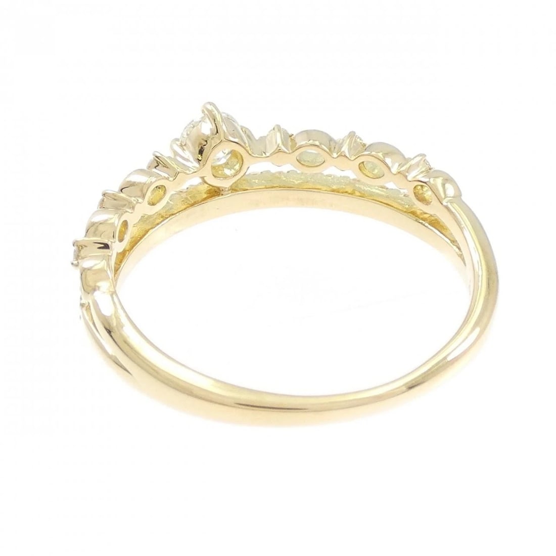 K18YG DIAMOND RING - 3