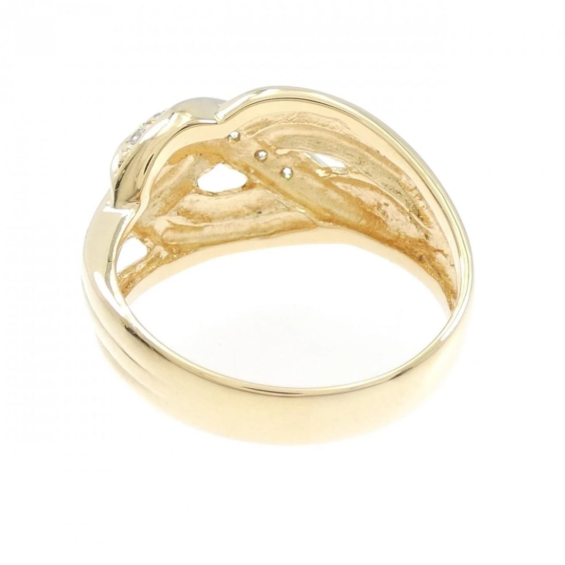 K18YG DIAMOND RING - 3