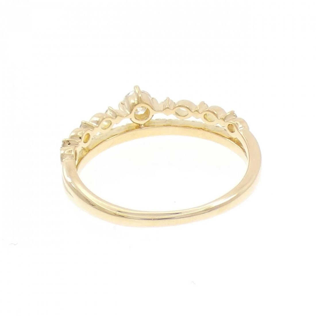 K18YG DIAMOND RING - 3