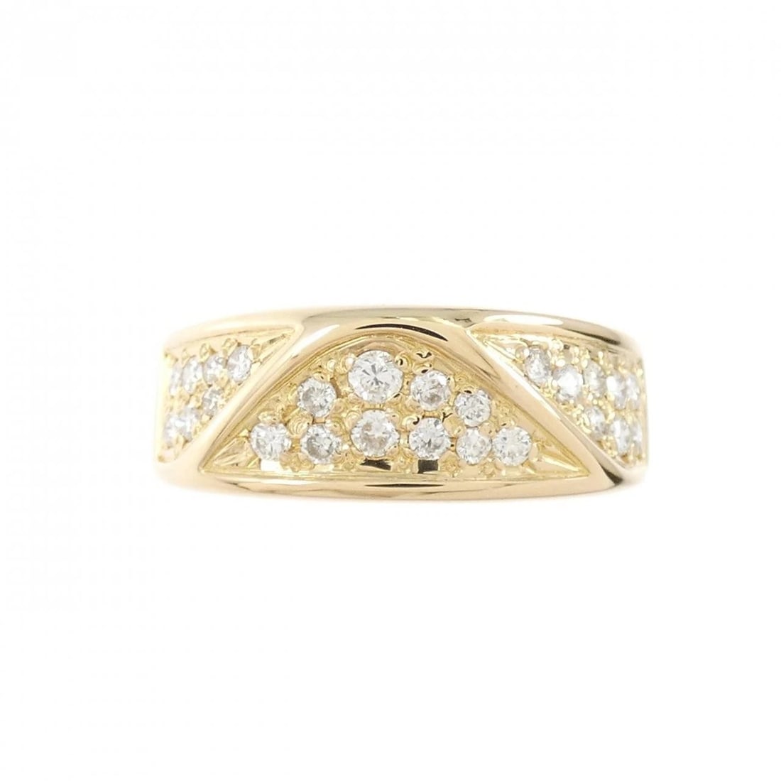 K18YG DIAMOND RING - 2
