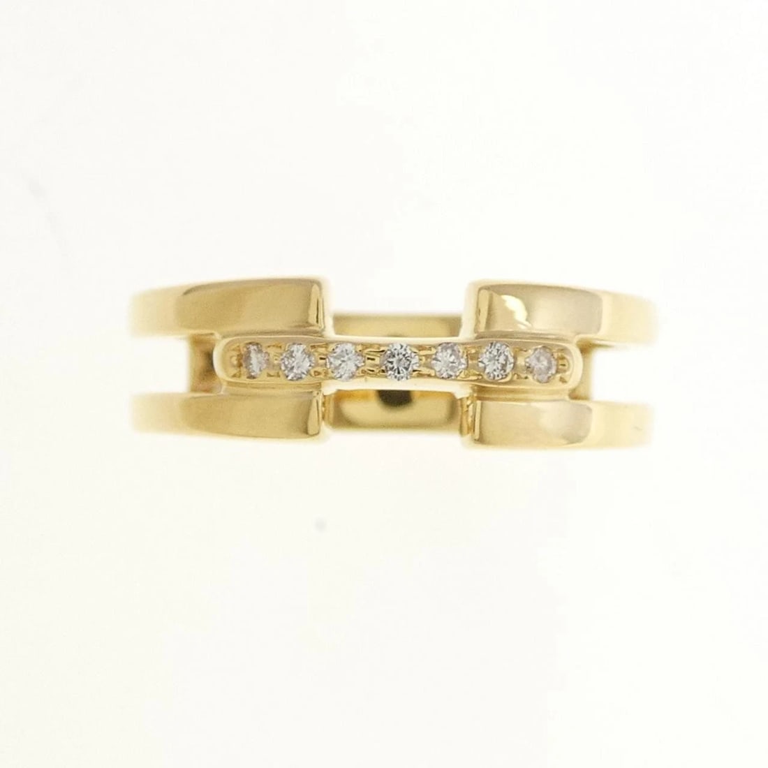 K18YG DIAMOND RING - 2