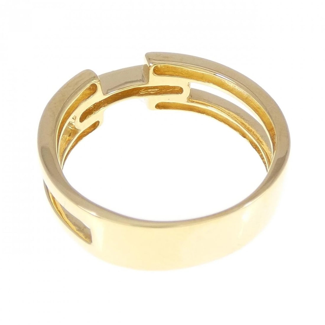 K18YG DIAMOND RING - 3