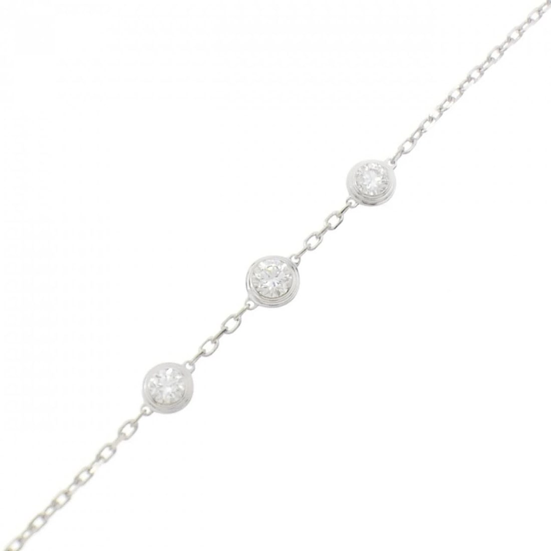 CARTIER DIAMANT LEGENDS 3P BRACELET: Cartier Diamant Legends 3P Bracelet Brand: CARTIER Type: Bracelets Material: 750 white gold, Color: None Size: 17?18.5cm,Actual Size Max width approx: 5.2mm Accessories: None Accessories