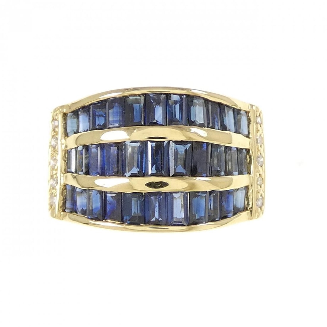 K18YG SAPPHIRE RING - 2