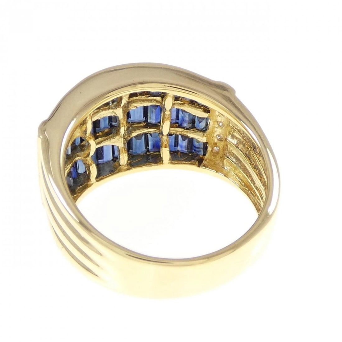 K18YG SAPPHIRE RING - 3
