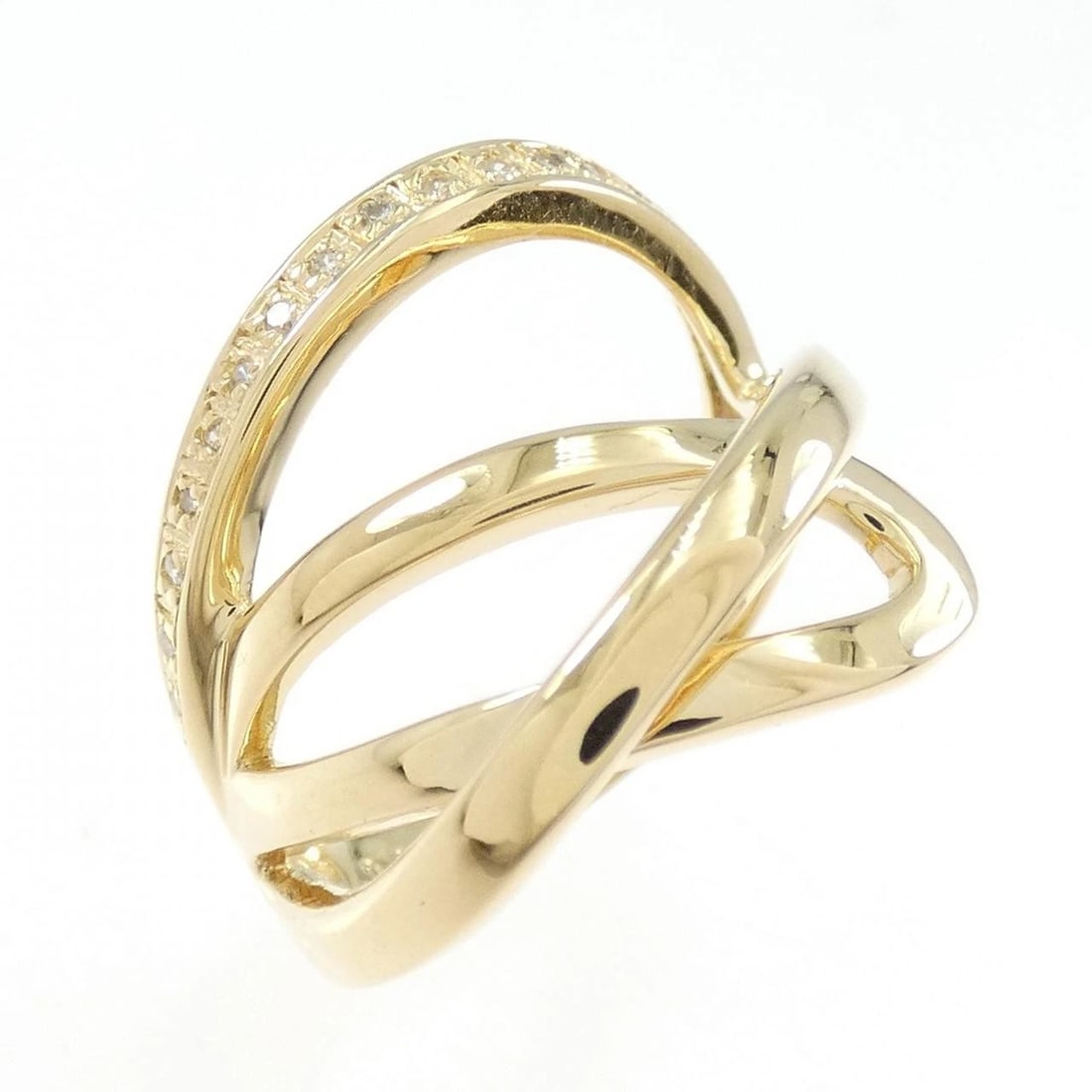 750YG DIAMOND RING: 750YG Diamond Ring Brand: Unbranded Type: Ring Material: 750 Yellow Gold, Main Stone/Creation Natural Color: yellow gold Size: 5-5.5US Accessories: None Accessories Notice: When purchasing