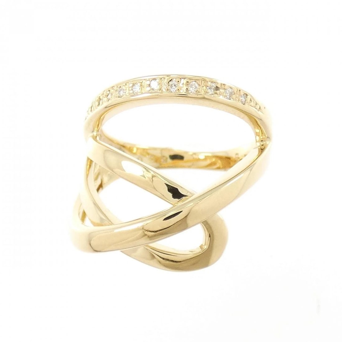 750YG DIAMOND RING - 2