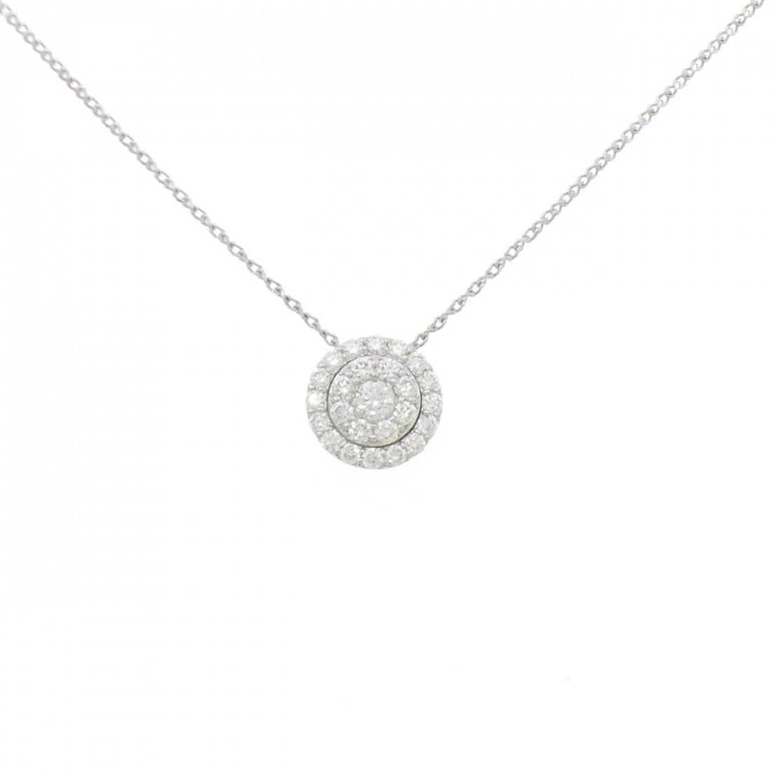 PT900 PT850 DIAMOND NECKLACE: PT900 PT850 Diamond Necklace Brand: Unbranded Type: Necklace Material: Platinum 900 Platinum 850, Main Stone/Creation Natural Color: platinum Size: 46cm ActualSizePendant top H x W: